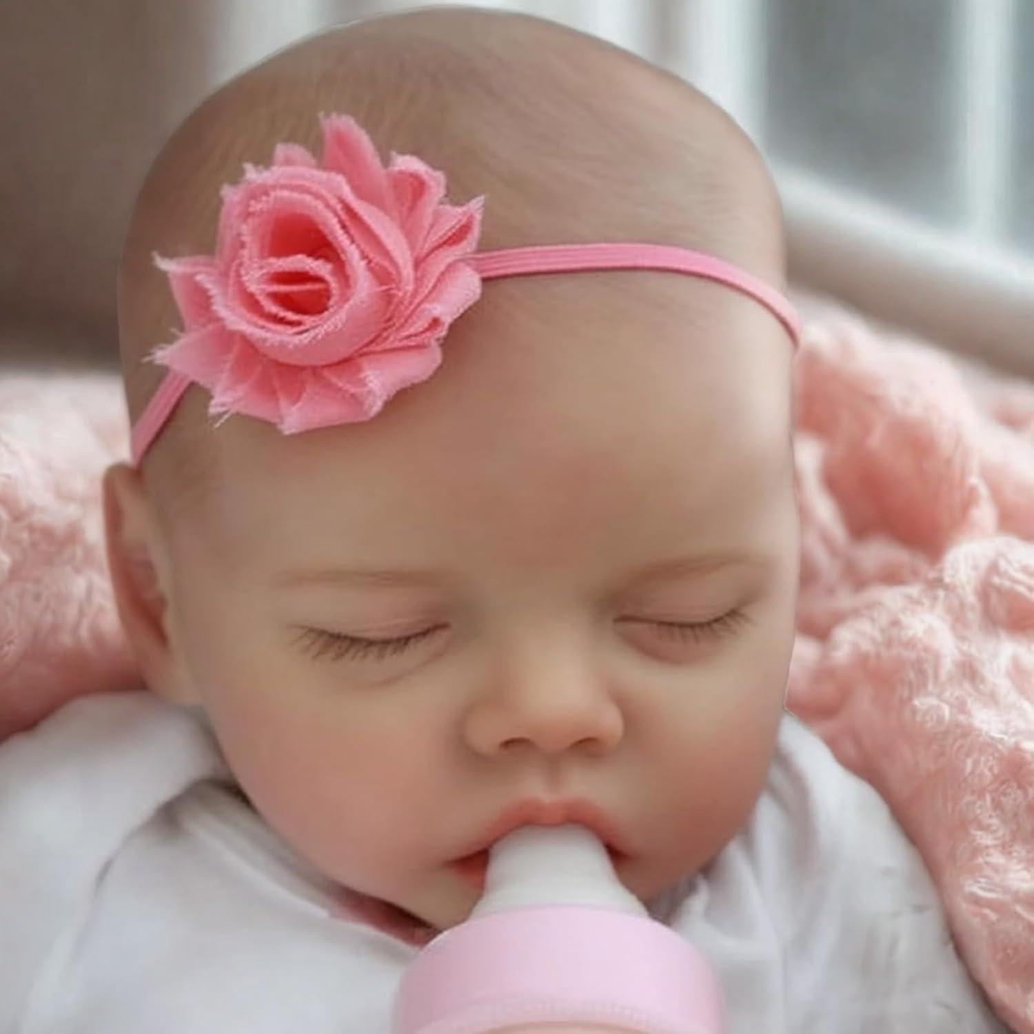 Muñeca Reborn JIZHI 43 cm Realista con Kit de Alimentación