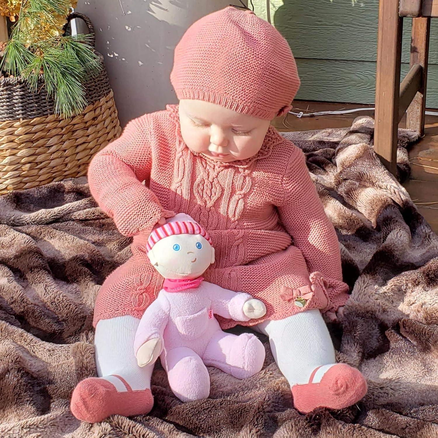 Muñeca Acurrucada Luisa HABA 20cm Lavable para Bebés