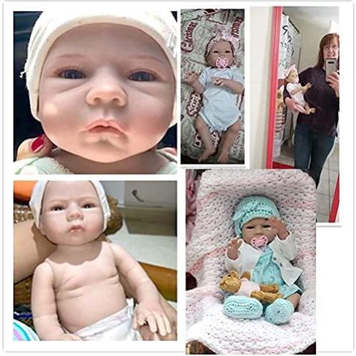 Muñeca de bebé renacida AFEWD 45.72 cm niña realista