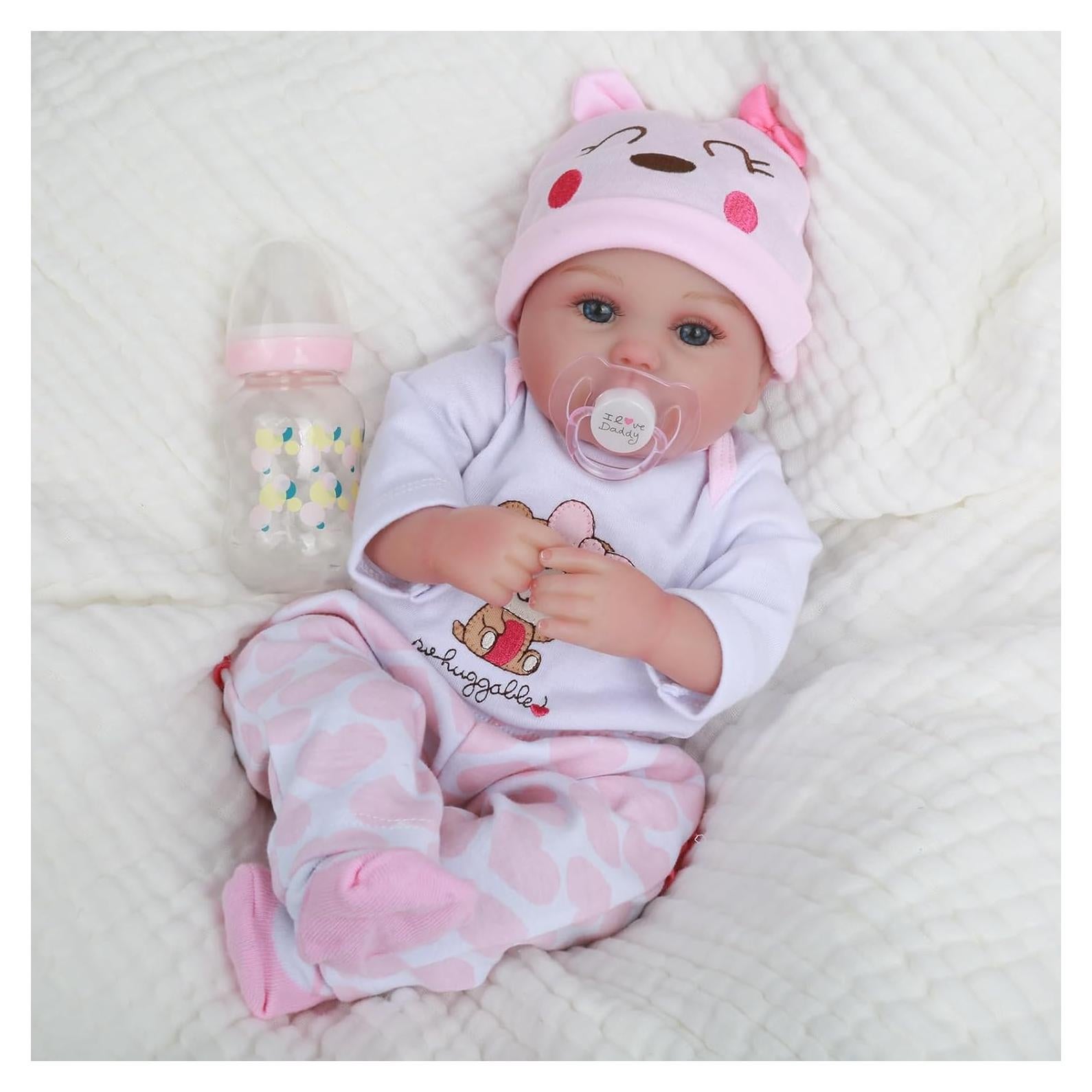 Muñeca Reborn Niña CHAREX LUCY 40.64 cm Realista Vinilo