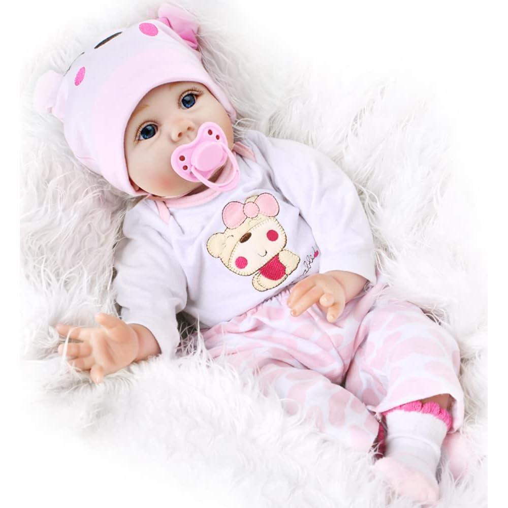 Muñeca Reborn Niña CHAREX LUCY 40.64 cm Realista Vinilo