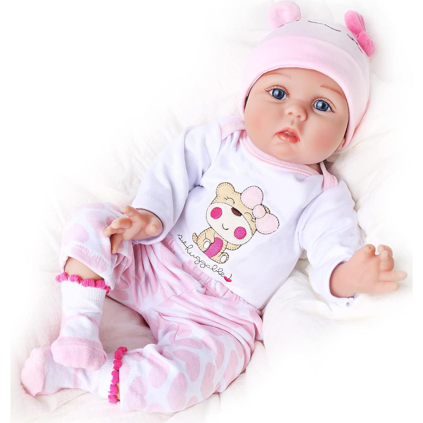 Muñeca Reborn Niña CHAREX LUCY 40.64 cm Realista Vinilo