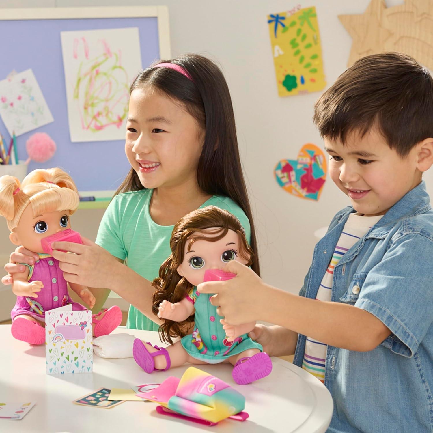 Muñeca Baby Alive Hora de Escuela 30 cm con Accesorios