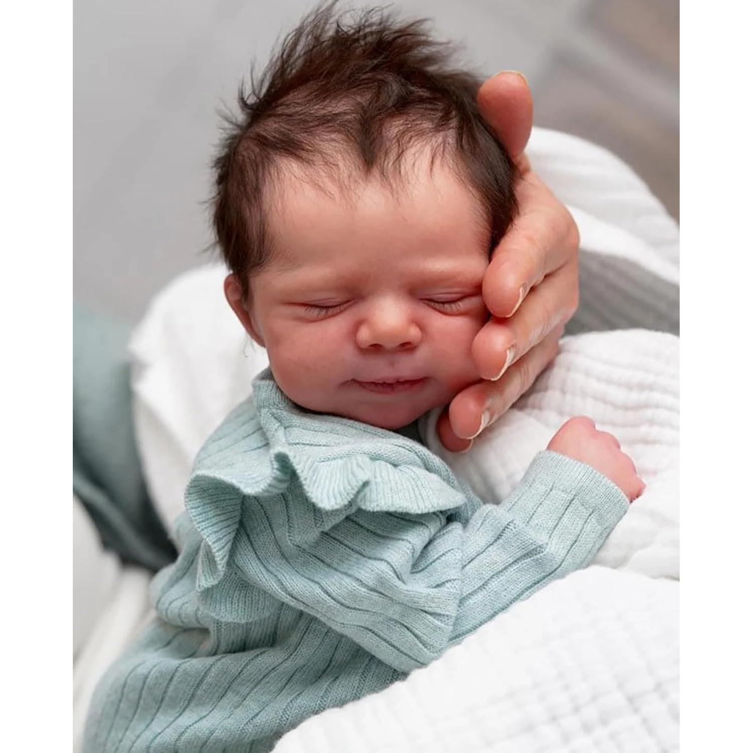 Muñeca Reborn Anano Bebé Realista 46cm Unisex con Accesorios