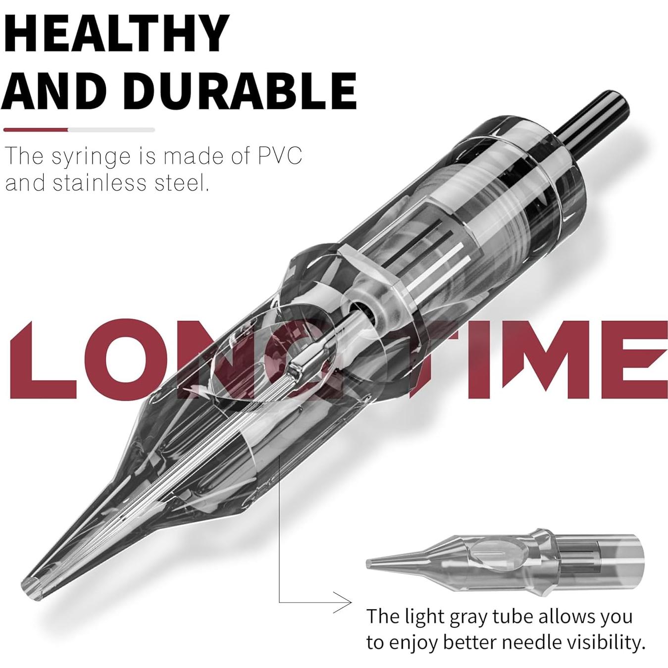 Agujas de Tatuaje Desechables Neebol 20pcs #12 Sombreado