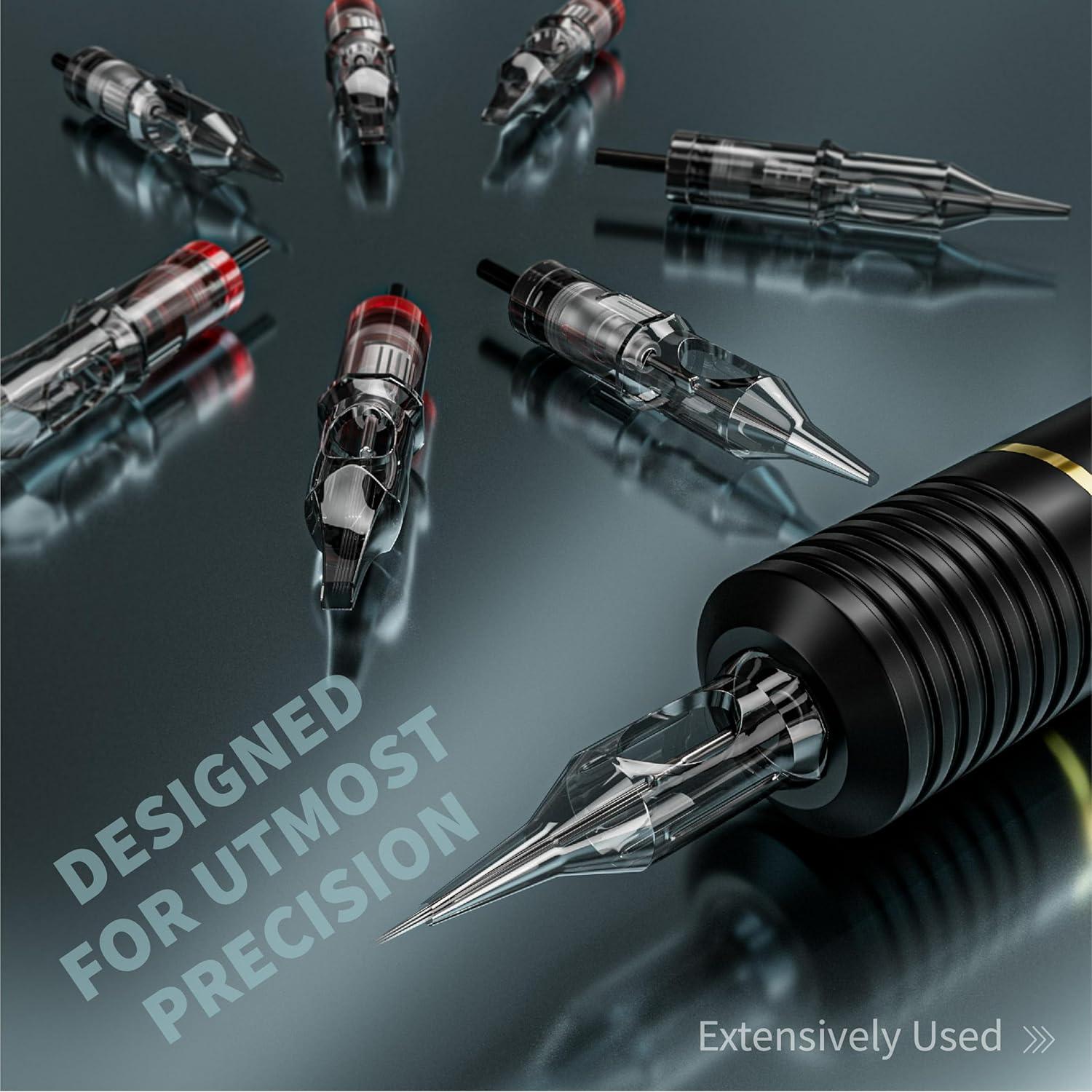 Agujas de Tatuaje Desechables Neebol 20pcs #12 Sombreado