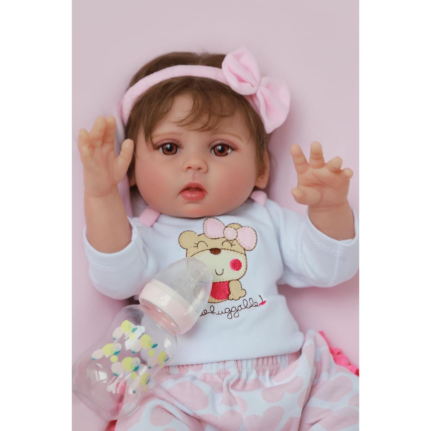 Muñeca Reborn Kaydora Lucy 45.72 cm Realista con Accesorios