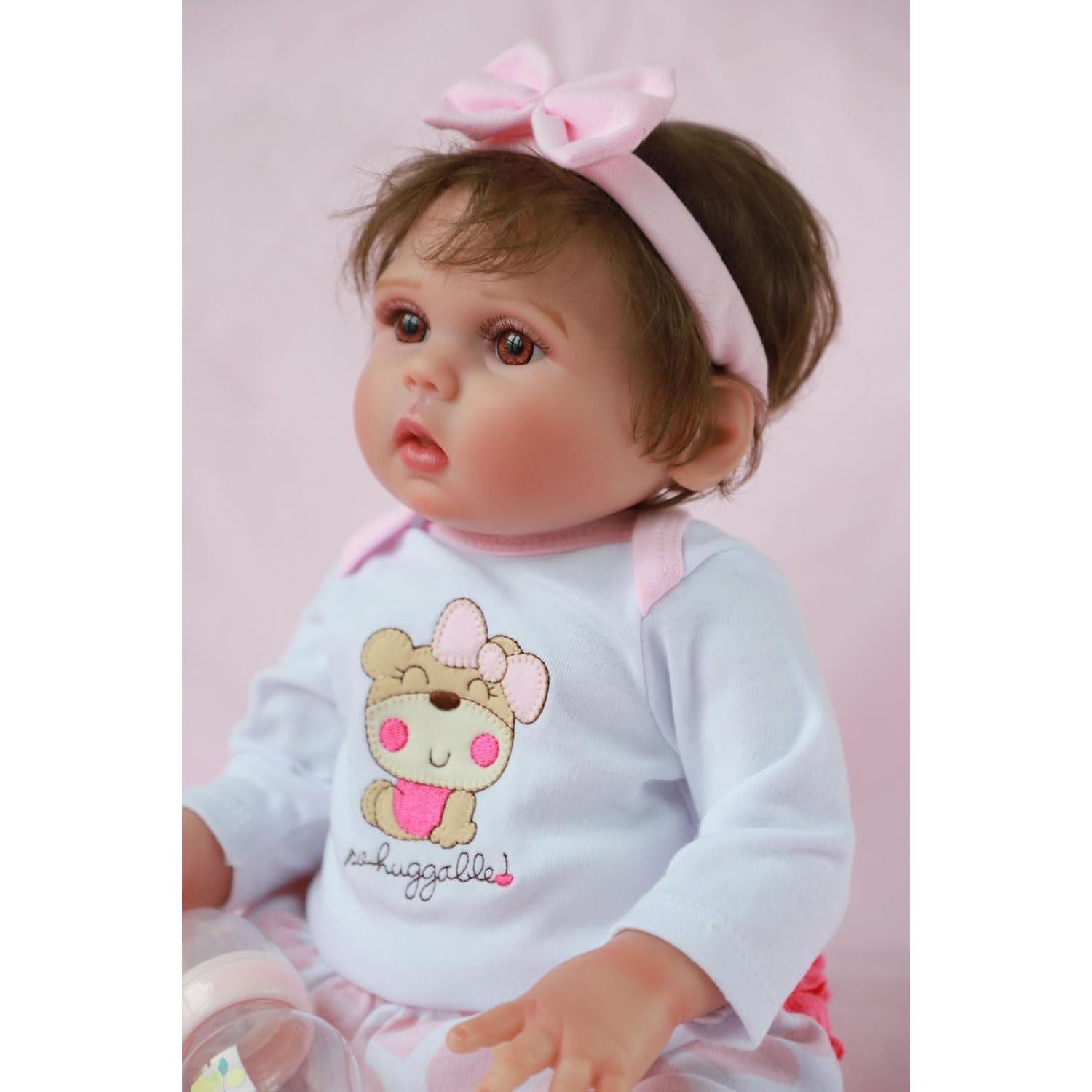 Muñeca Reborn Kaydora Lucy 45.72 cm Realista con Accesorios