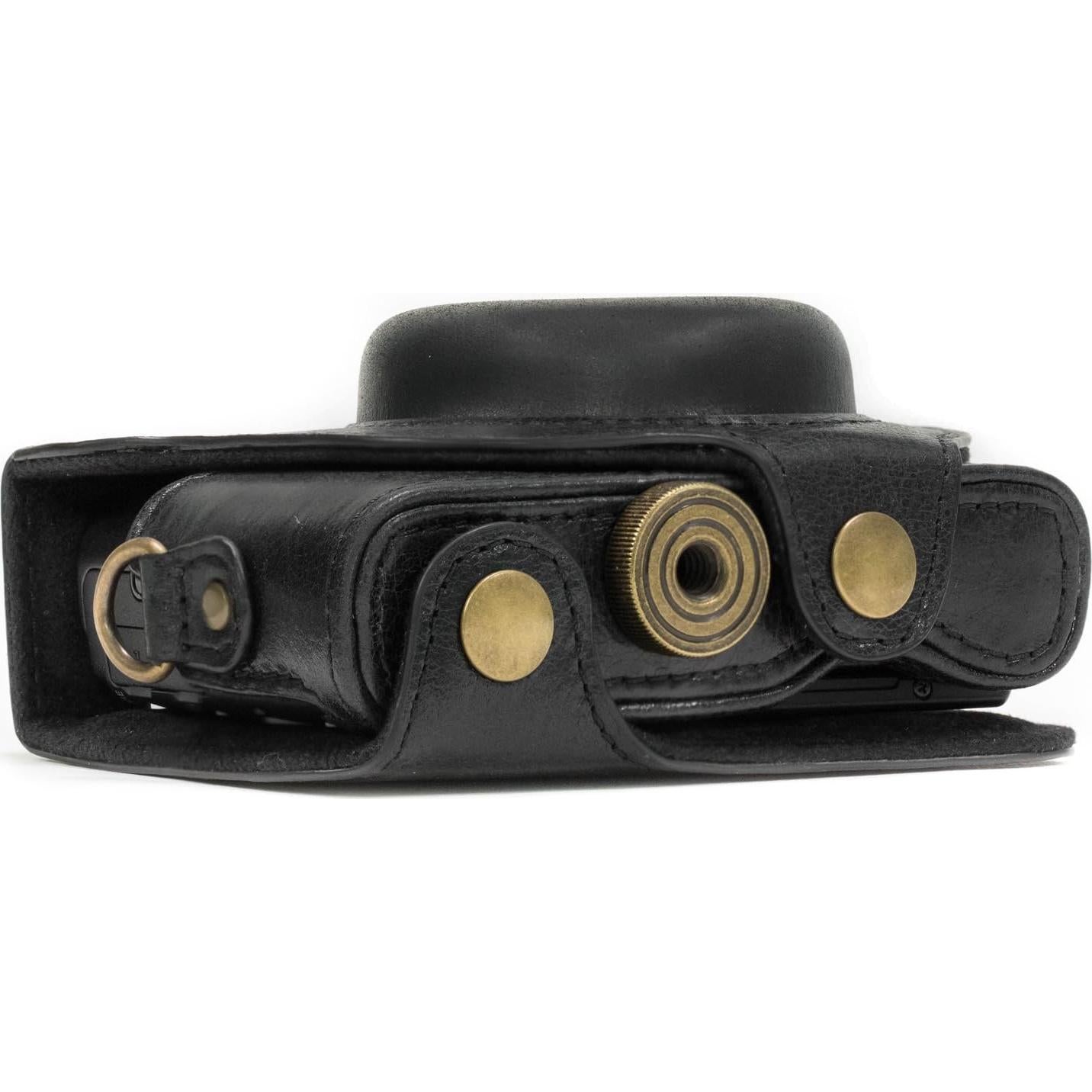 Funda de Cuero Genuino MegaGear para Cámara Sony Cyber-Shot RX100