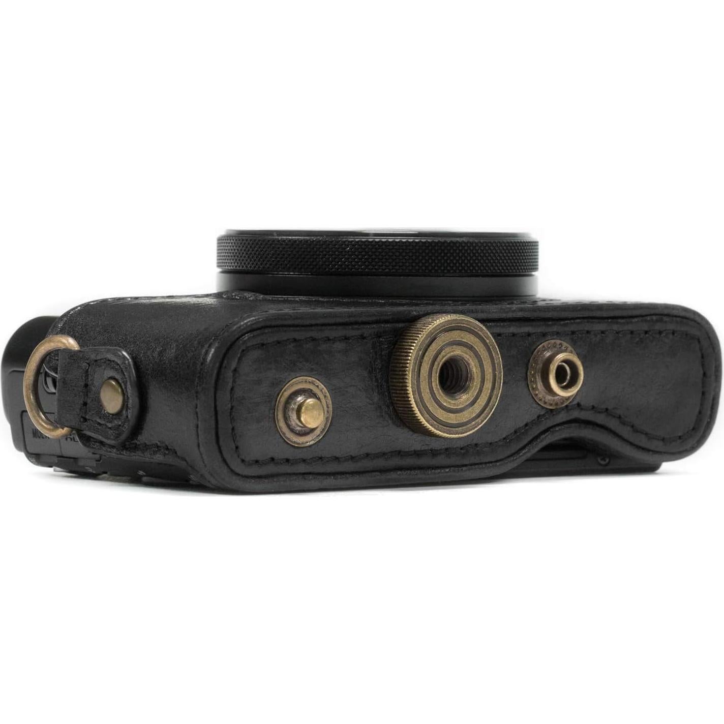 Funda de Cuero Genuino MegaGear para Cámara Sony Cyber-Shot RX100