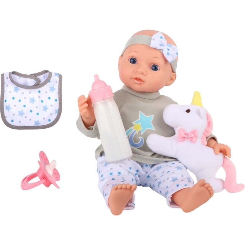 Muñecas Gemelas Bebé 35.5 cm Gi-Go Conjunto Sueño