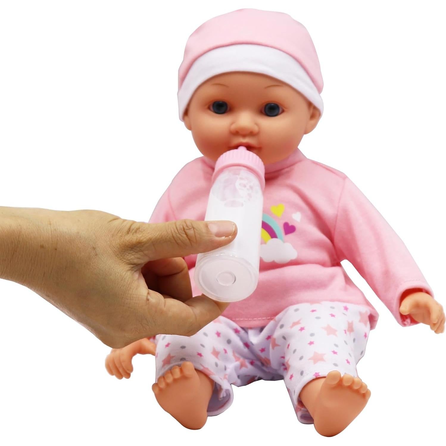 Muñecas Gemelas Bebé 35.5 cm Gi-Go Conjunto Sueño