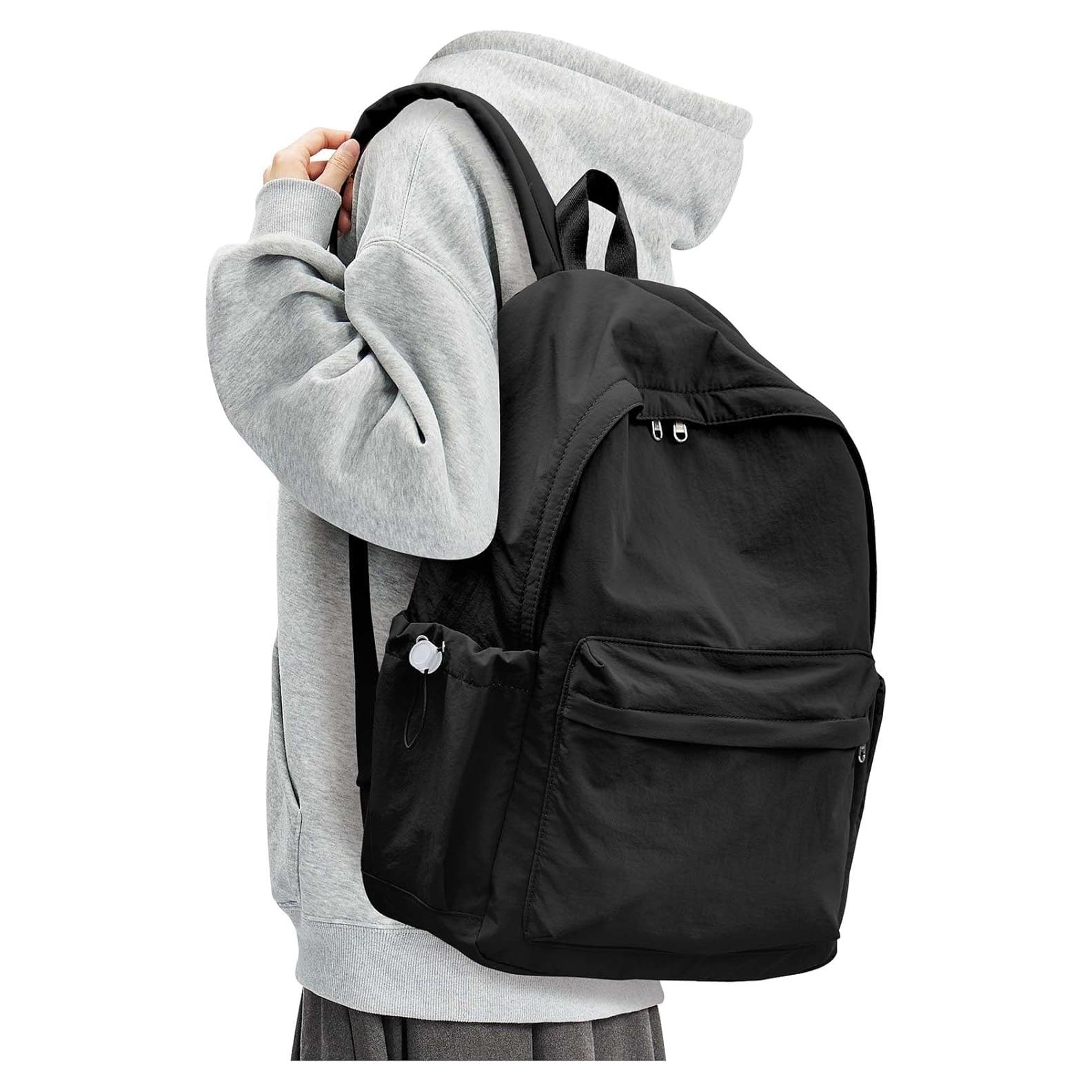 Mochila Escolar Negra BJLFS 42x33x12 cm 24L Antirrobo