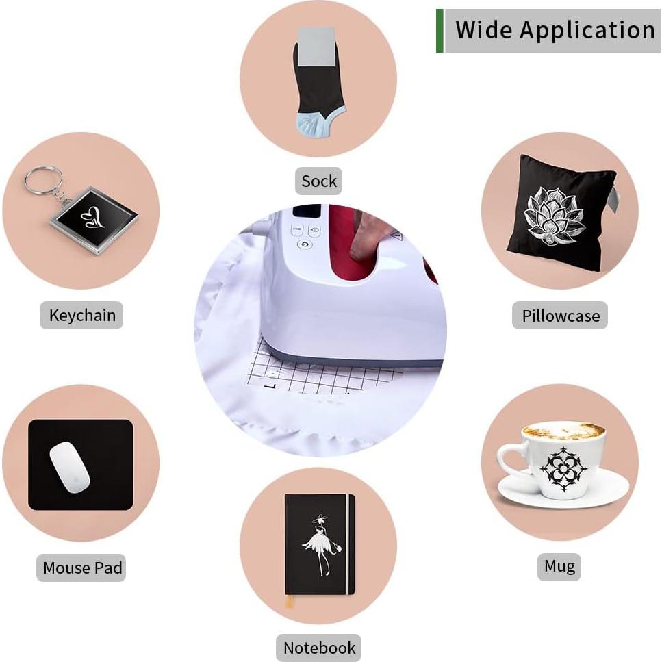 Hojas de Transferencia de Sublimación Lucky Goddness 10 Pcs 30x30cm