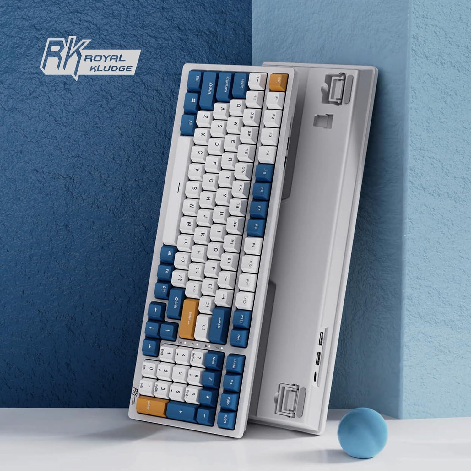 Teclado Mecánico RK ROYAL KLUDGE RK98 Inalámbrico RGB