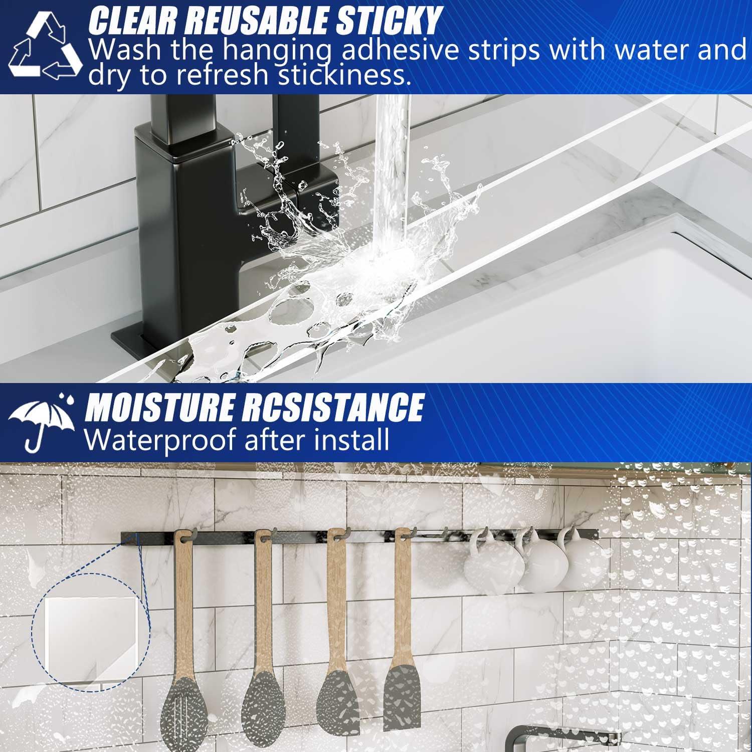 Cinta Adhesiva Doble Cara ZMUAXUAN 3m Reutilizable Transparente