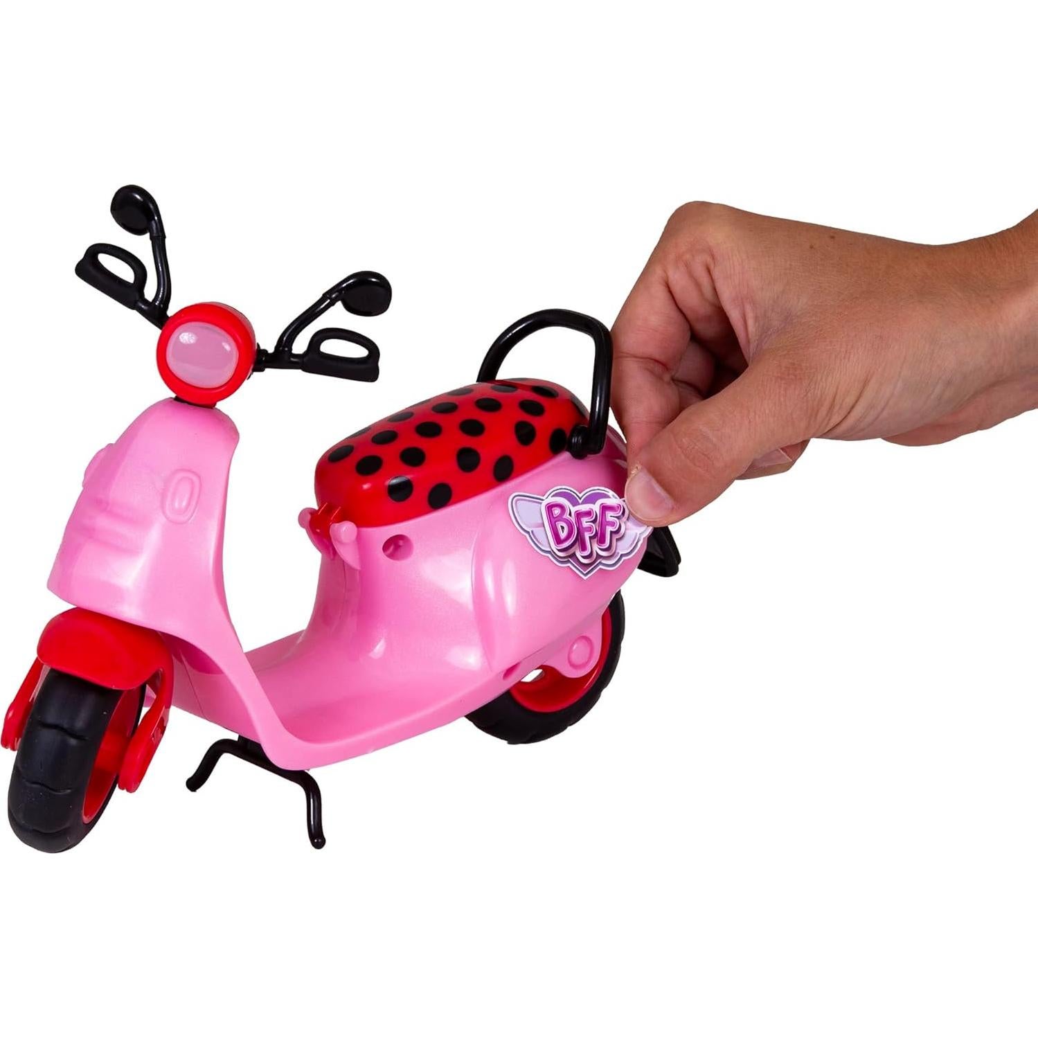 Scooter Lady BFF de Cry Babies - Muñeca 19.81 cm Multicolor