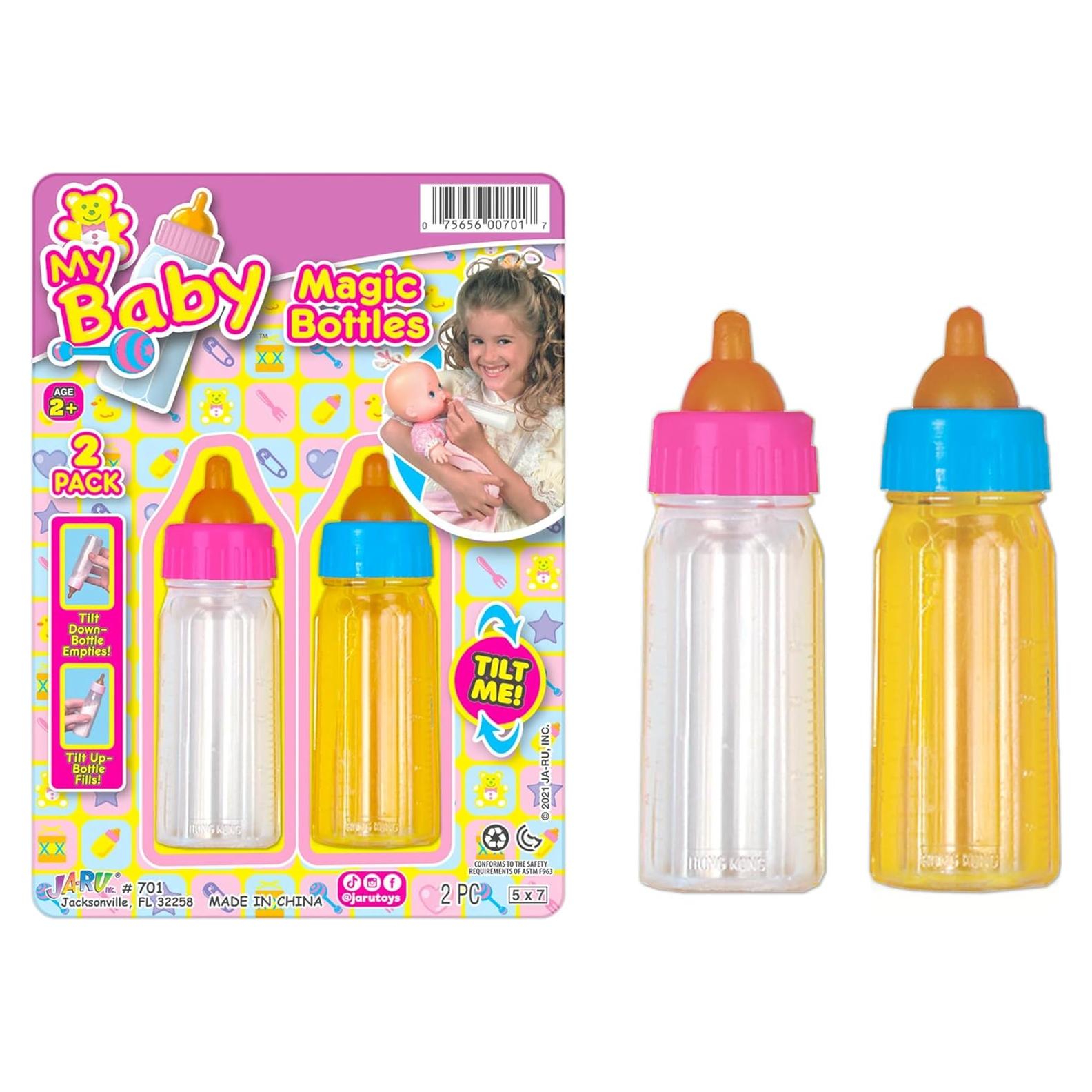 Ja-Ru Botellas Mágicas para Muñecas Bebé Set 2 Unidades