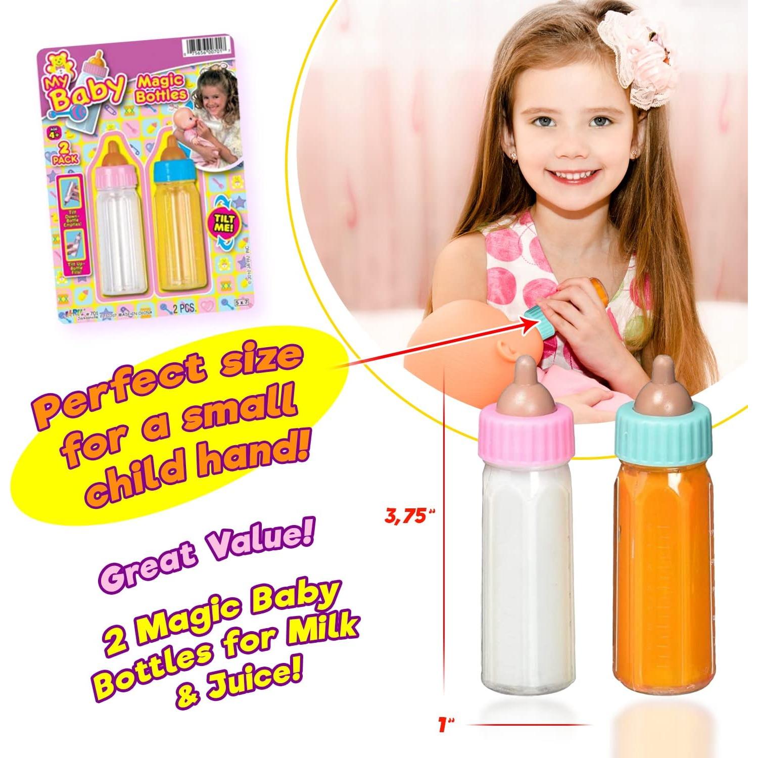 Ja-Ru Botellas Mágicas para Muñecas Bebé Set 2 Unidades