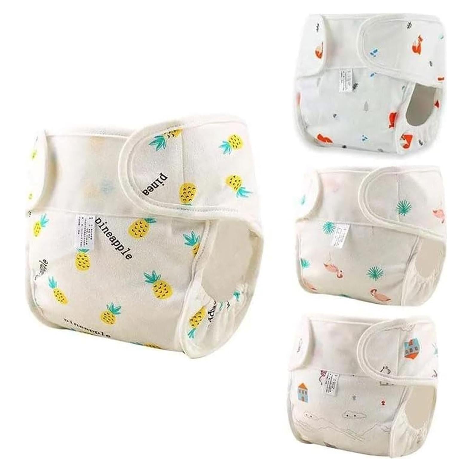 Paquetes de Pañales para Muñecas BABESIDE 17-24 cm 4 Piezas