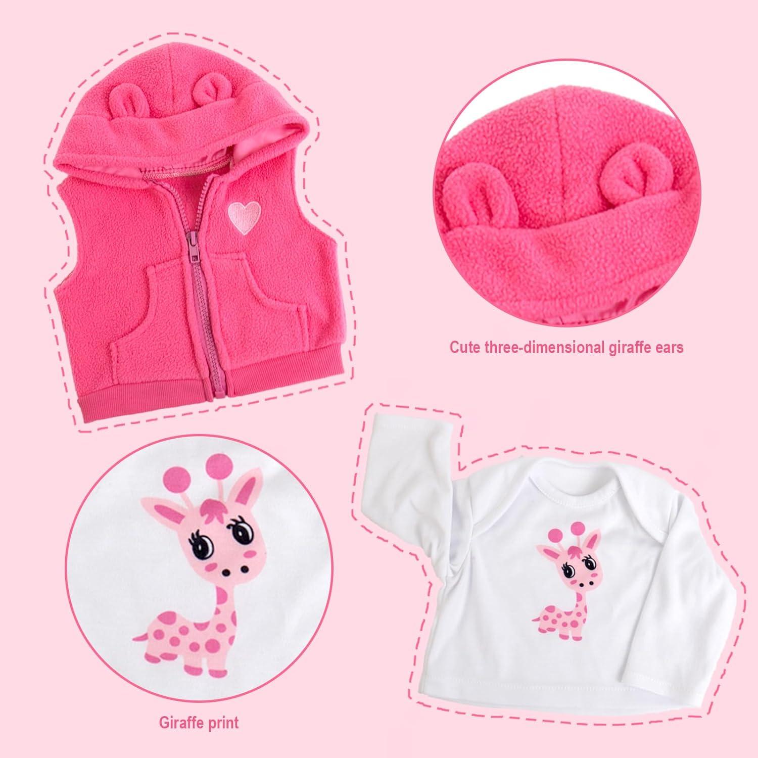 Ropa para muñecas Aori Reborn 50-61 cm - Conjunto de vestuario