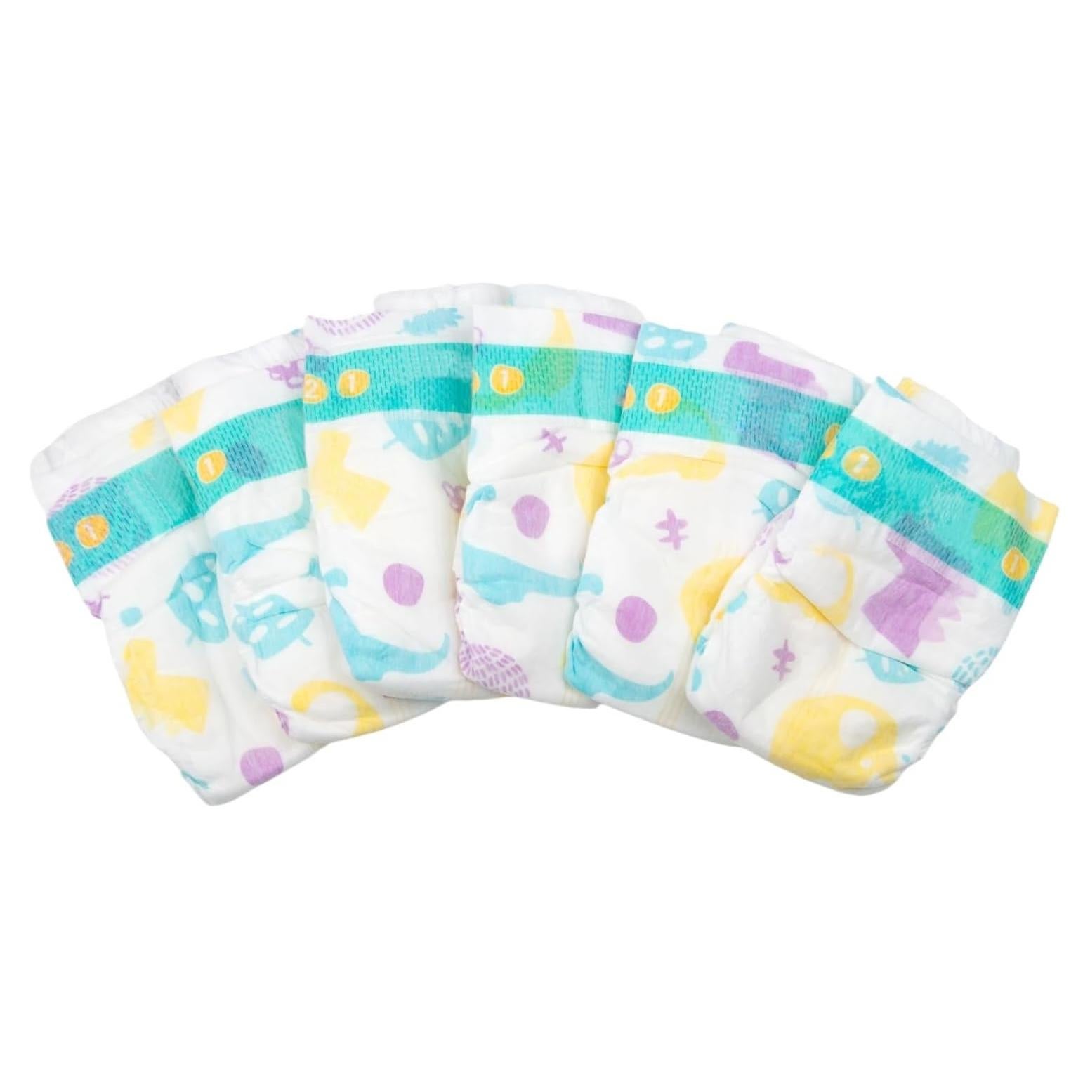 Paquete de 6 Pañales Reutilizables para Muñecas Reborn 43-56 cm