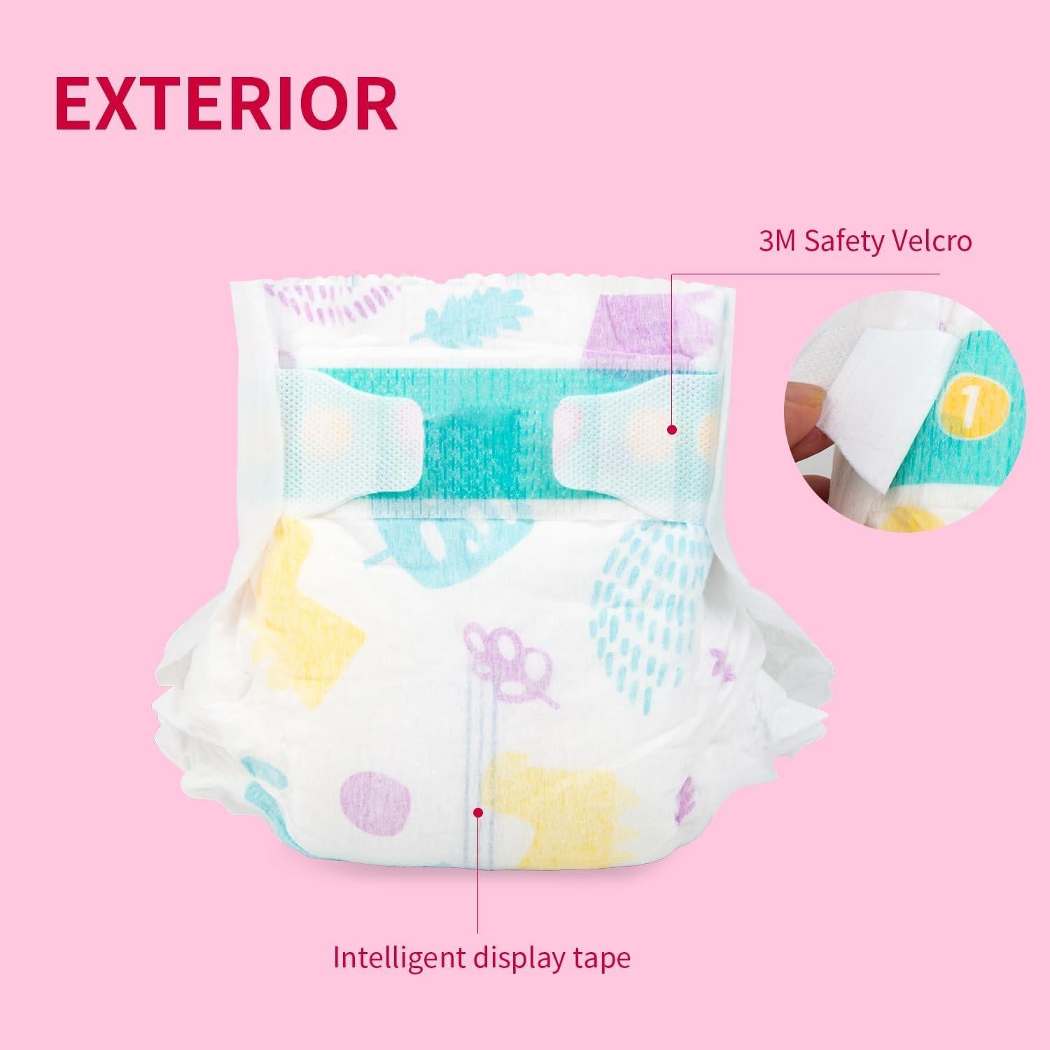 Paquete de 6 Pañales Reutilizables para Muñecas Reborn 43-56 cm