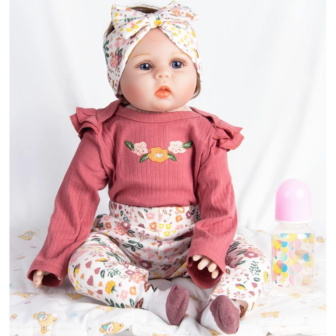 Ropa para Muñeca Reborn Pedolltree 20-22 Pulgadas 4 Piezas