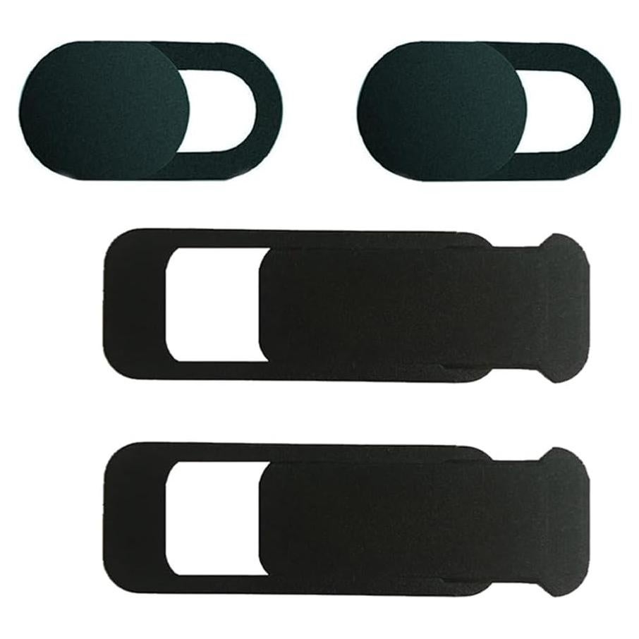 Cubierta Deslizante Webcam HONGLINIFY - 4 Piezas Negras
