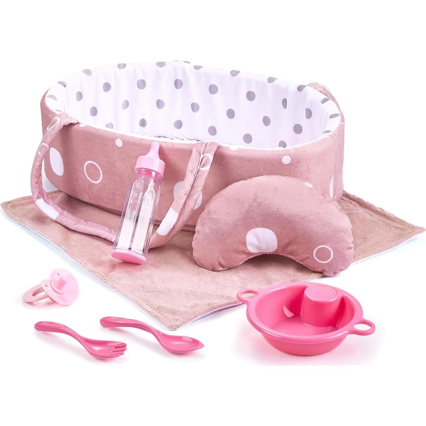 Juego de Accesorios para Muñecas Enjoyin 8 Piezas Cuna 30.48 cm