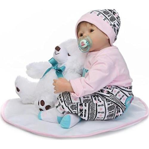 Ropa para Muñecas Reborn Conjuntos Rosados 50-55 cm