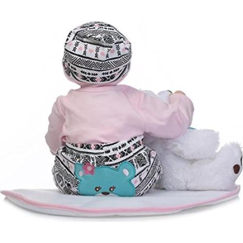 Ropa para Muñecas Reborn Conjuntos Rosados 50-55 cm