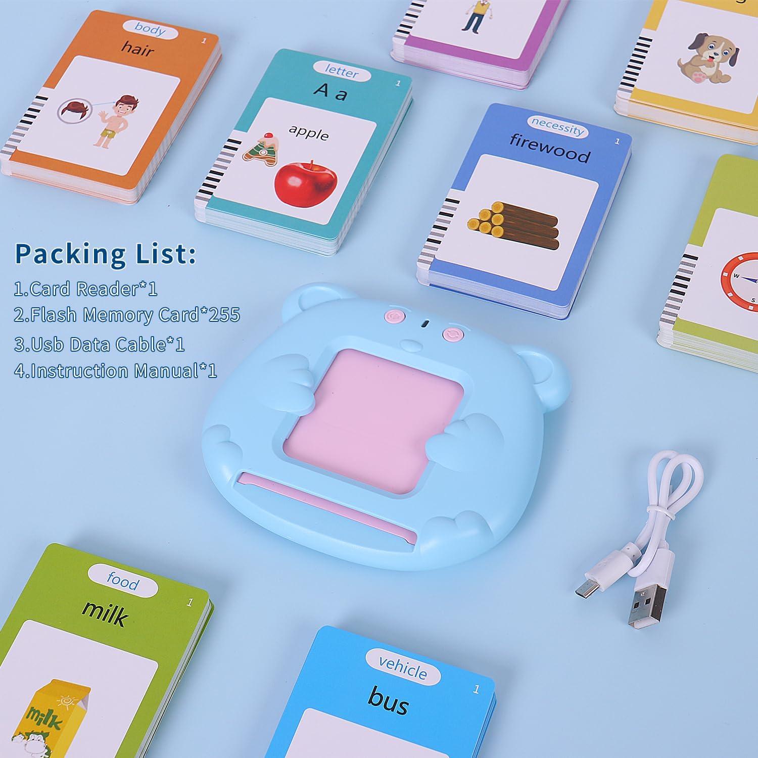 Tarjetas Flash Hablantes Global Tronics Oso Azul 510 Palabras