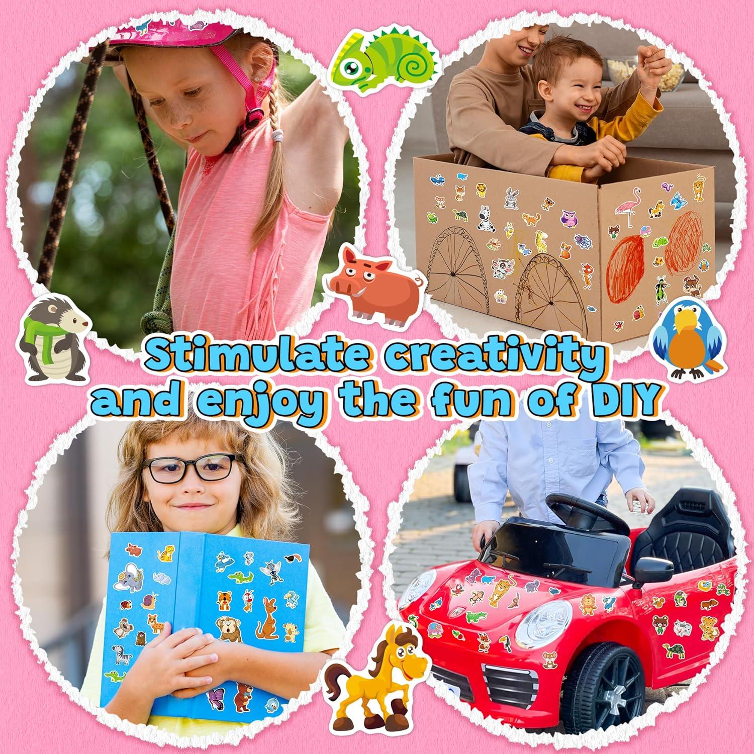 Stickers de Animales Sinceroduct - 1800+ Piezas Reutilizables