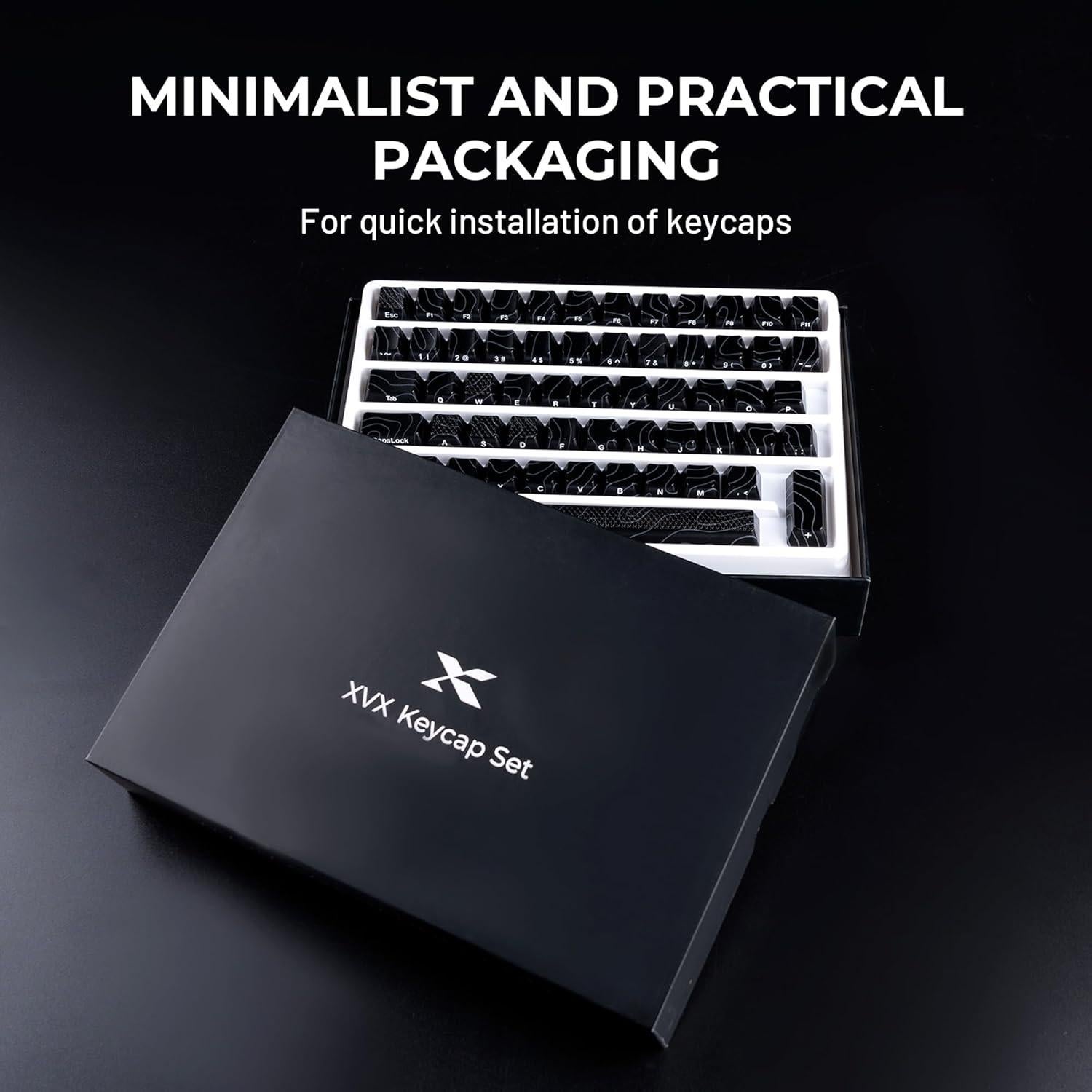 Juego de Teclas Brillantes HITIME IMD 118 Teclas Negras RGB