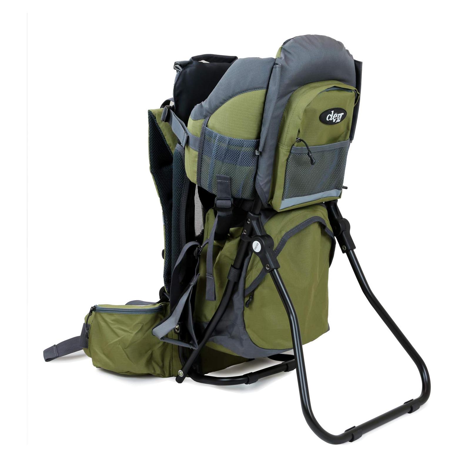 Mochila de Camping ClevrPlus para Bebés Verde Militar 2.95 kg