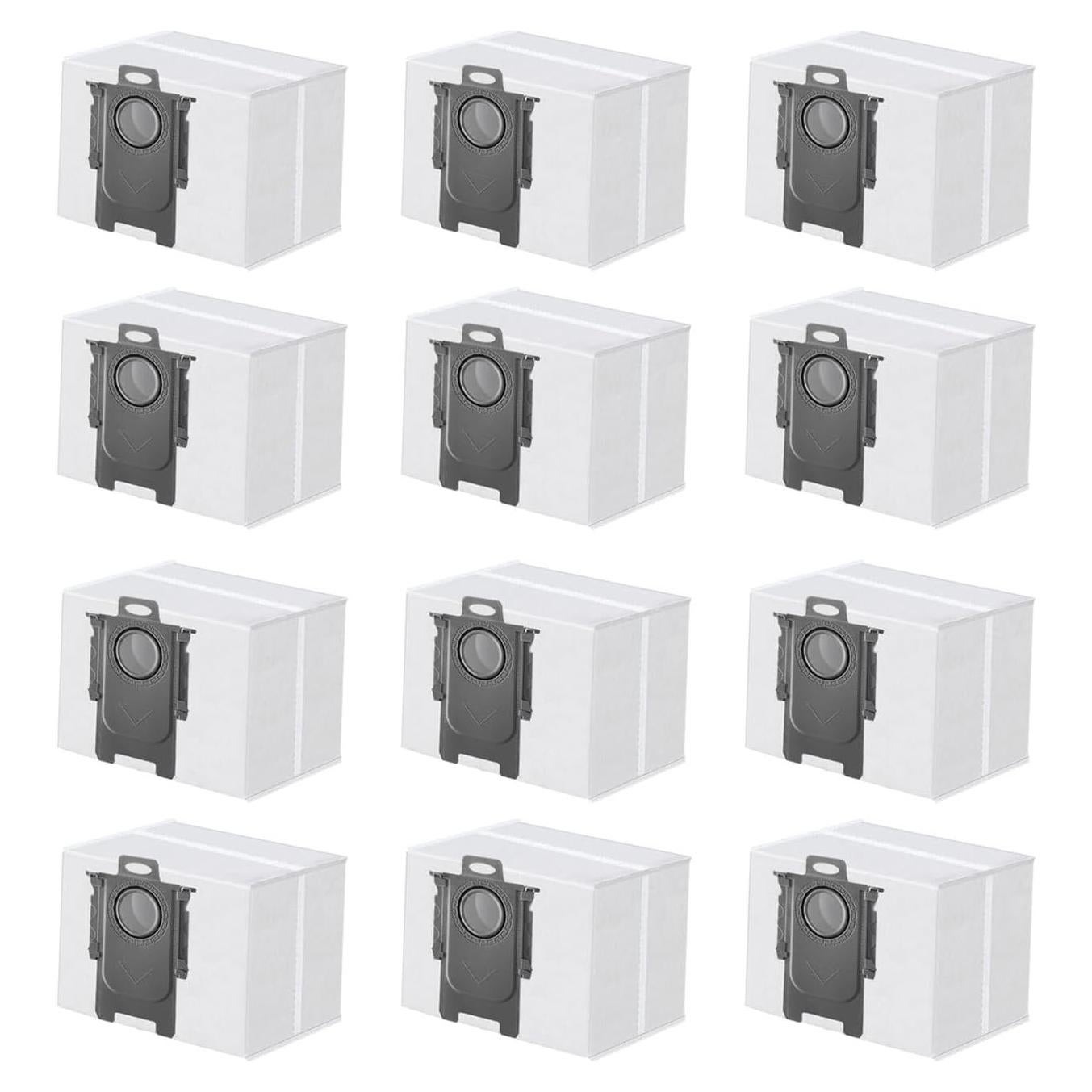 Paquete de 12 bolsas de polvo Janhaley para Roborock 3L