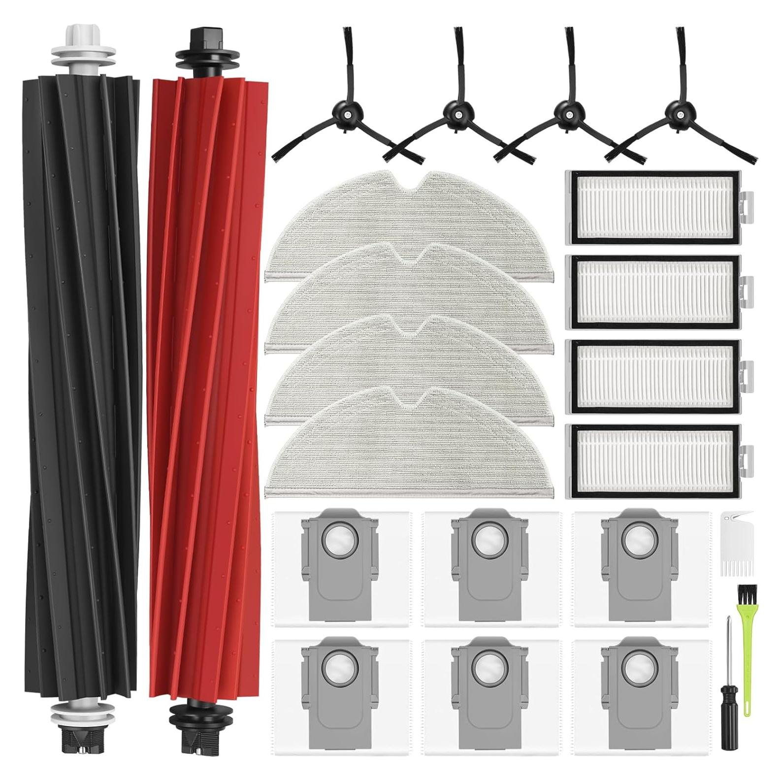 Kit de Reemplazo 23PCS DrRobor para Aspiradora Roborock Q8 Max+/Q5 Pro+