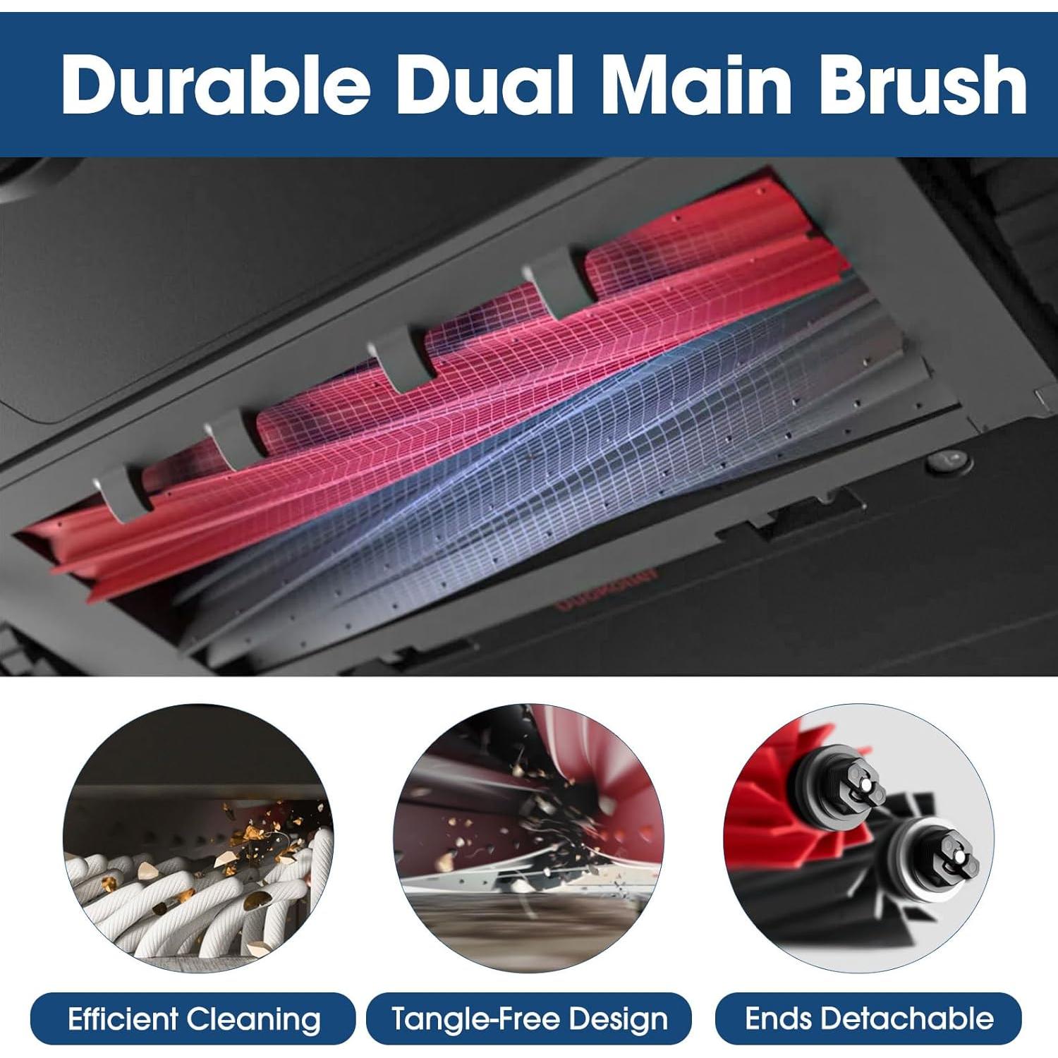 Kit de Reemplazo 23PCS DrRobor para Aspiradora Roborock Q8 Max+/Q5 Pro+