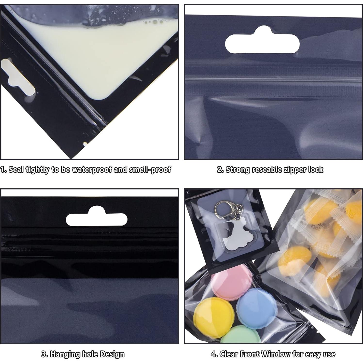 Bolsas Mylar Reutilizables YOTOZU 100 Unidades 6.9x10cm