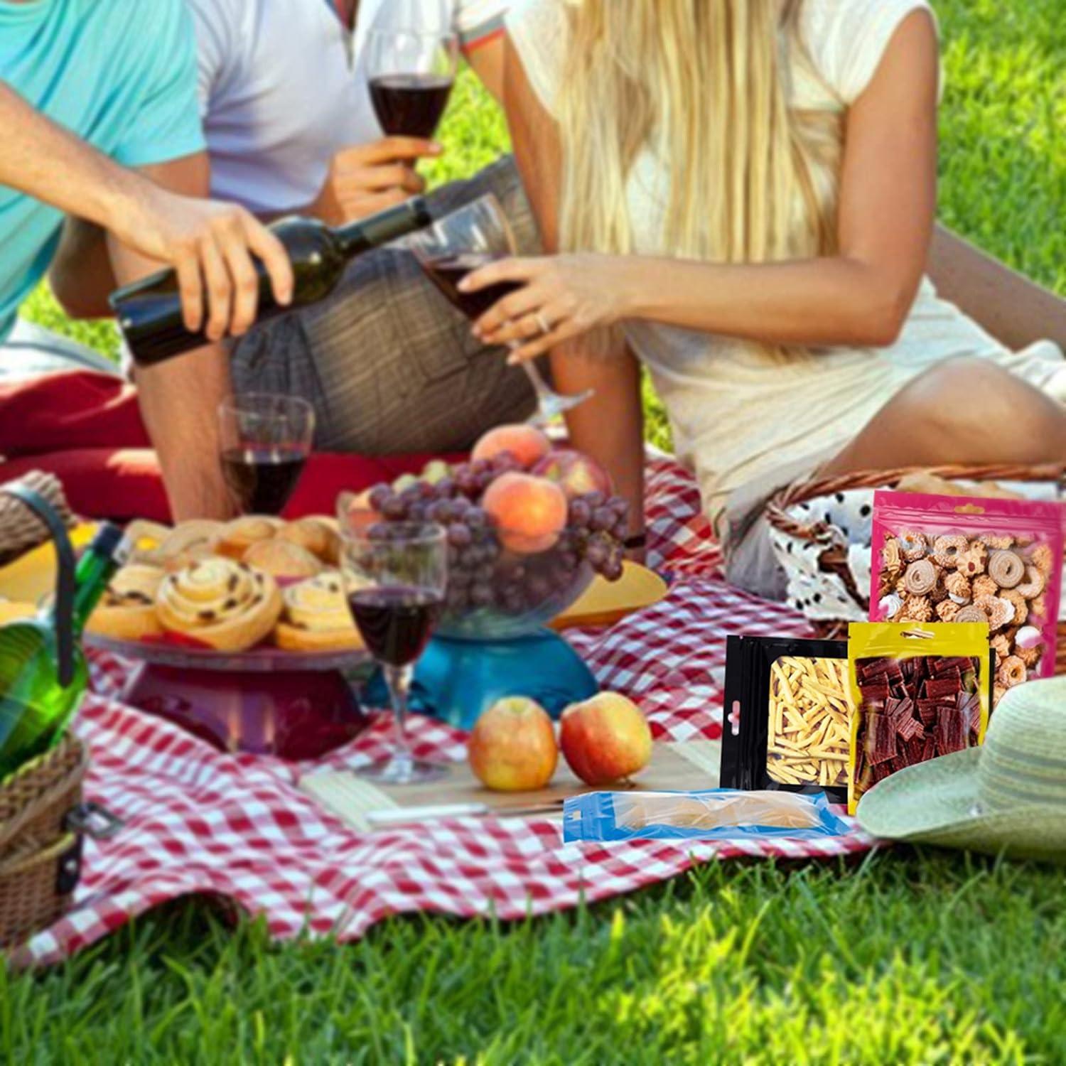 Bolsas Mylar Reutilizables YOTOZU 100 Unidades 6.9x10cm