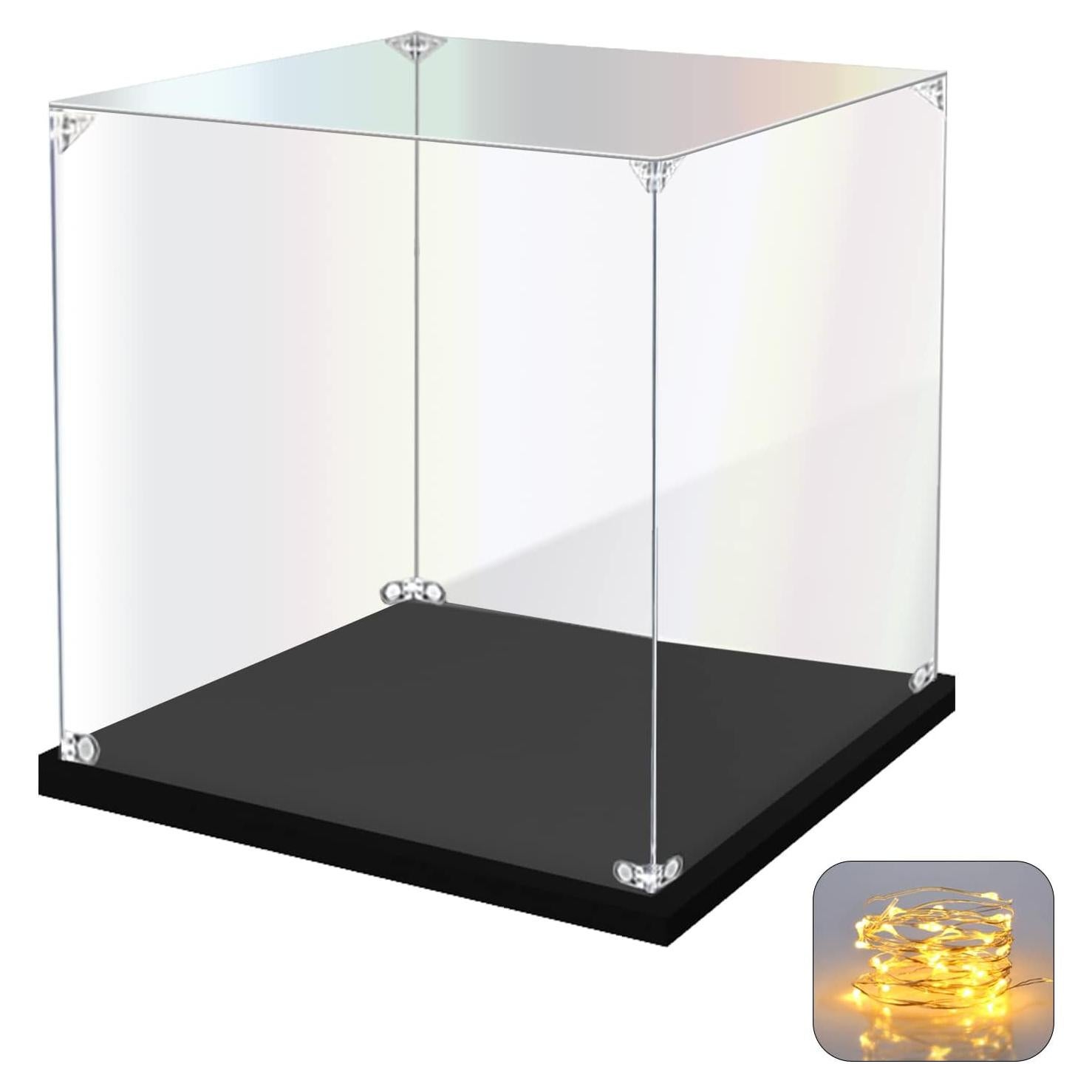 Caja de Exhibición Acrílica KOLIPI 20x20x20 cm para Coleccionables