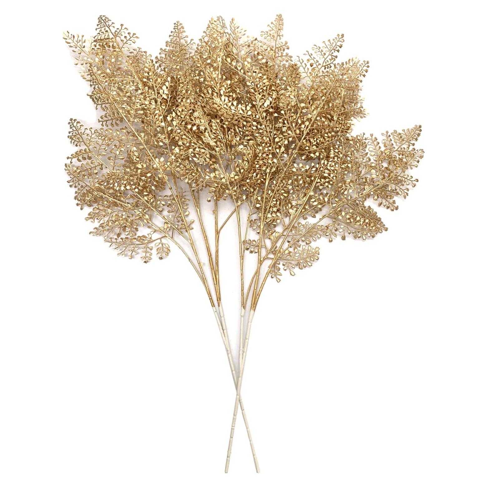 Plantas Artificiales Doradas LOVENIMEN 76 cm - Paquete de 2