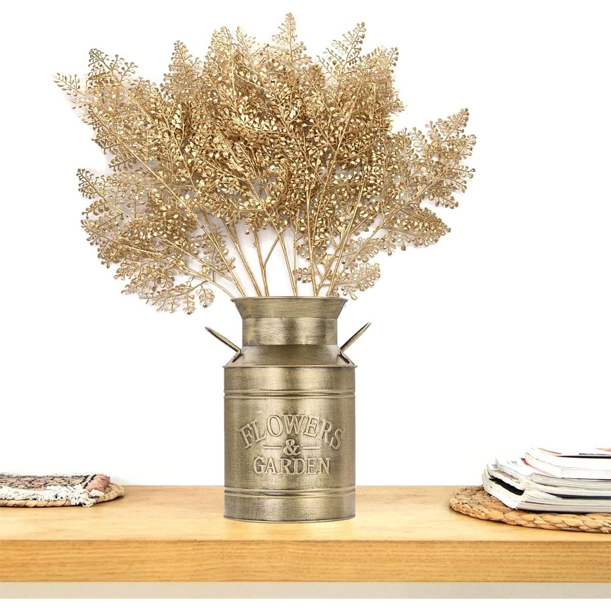 Plantas Artificiales Doradas LOVENIMEN 76 cm - Paquete de 2