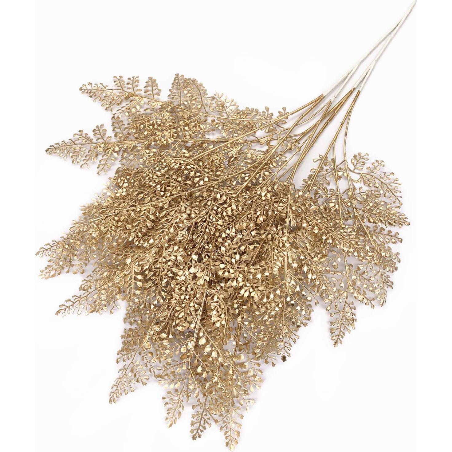 Plantas Artificiales Doradas LOVENIMEN 76 cm - Paquete de 2