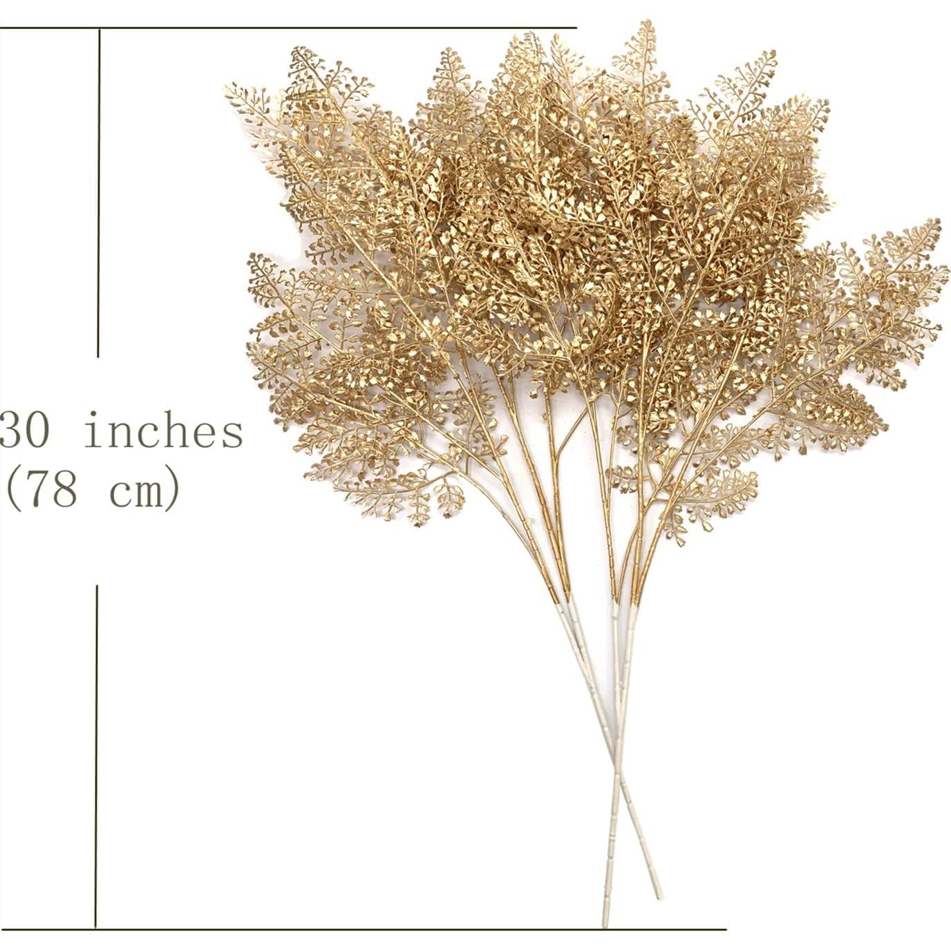 Plantas Artificiales Doradas LOVENIMEN 76 cm - Paquete de 2