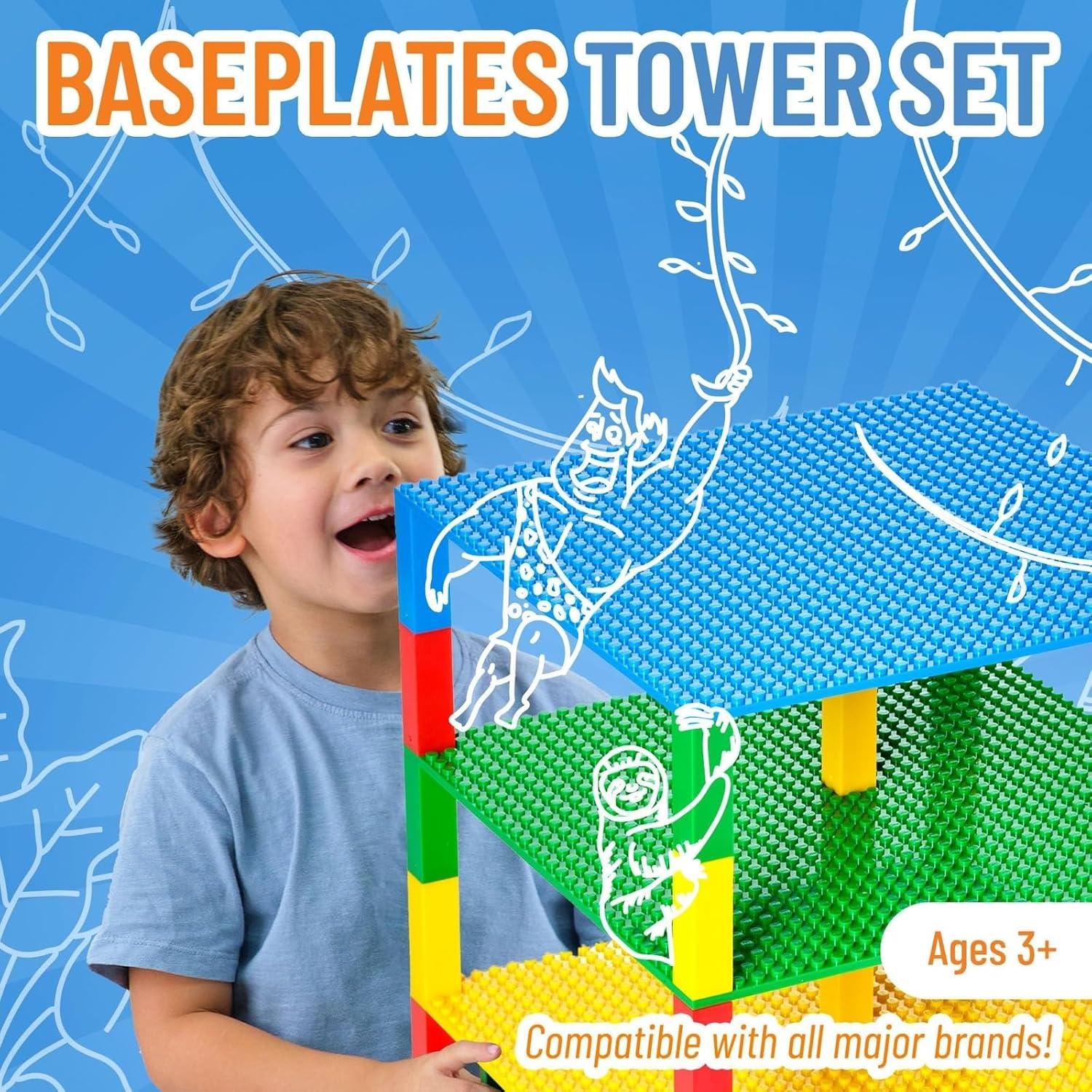 Placas Base Apilables Strictly Briks 25x25 cm 4 Colores