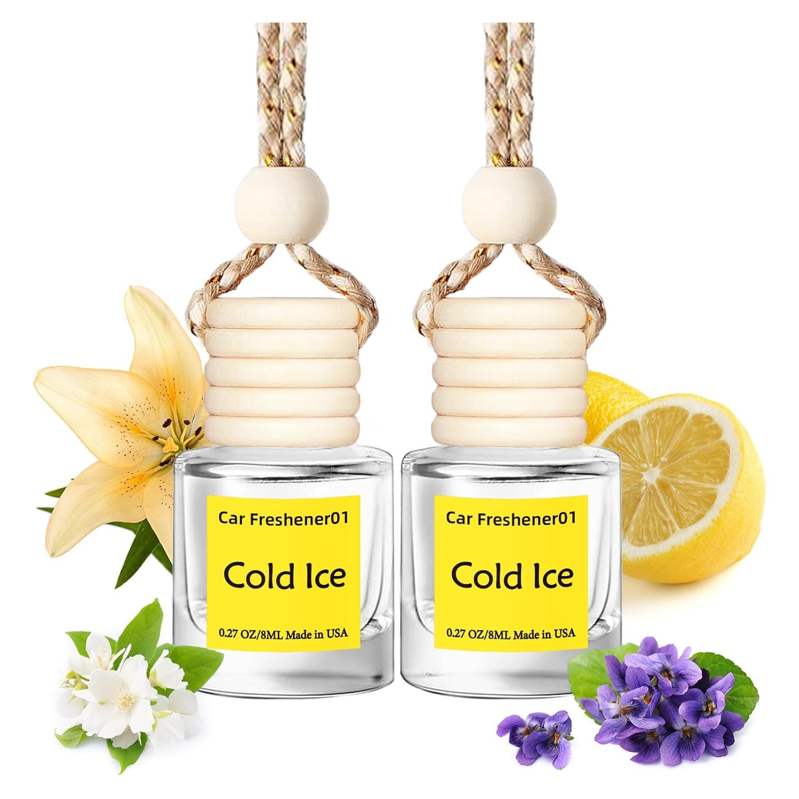 Ambientador de Auto Colgante Tyrikuu Black Ice 8ml - 2 Unidades