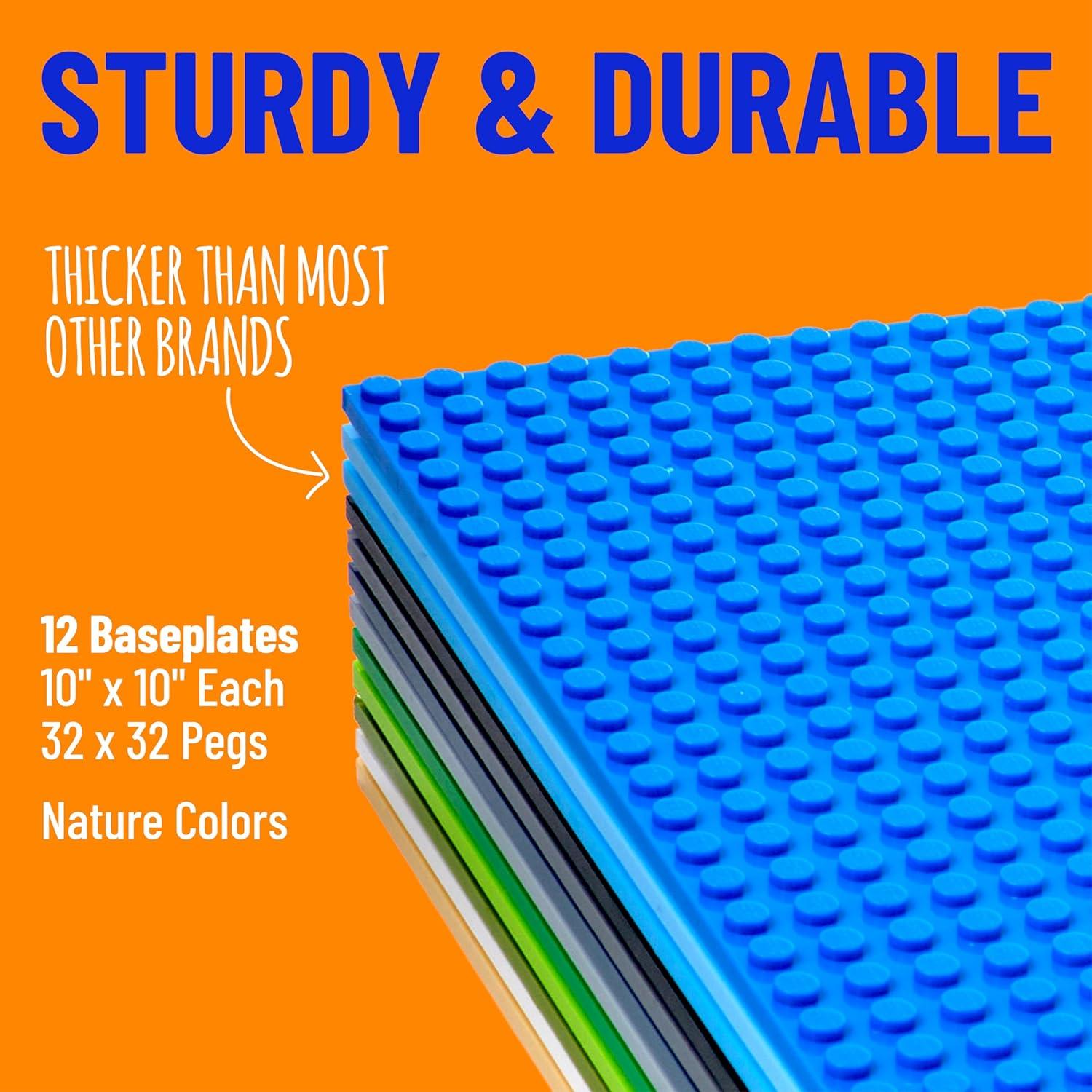 Placas Base Apilables Strictly Briks 12 Unidades 25.4x25.4 cm