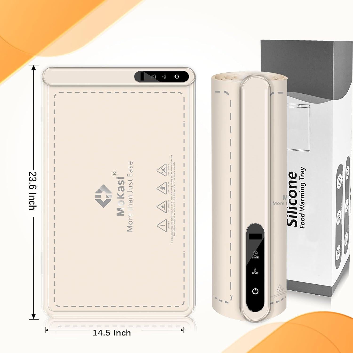 Alfombrilla Calentadora Eléctrica MoKasi 61x41 cm 6 Temperaturas